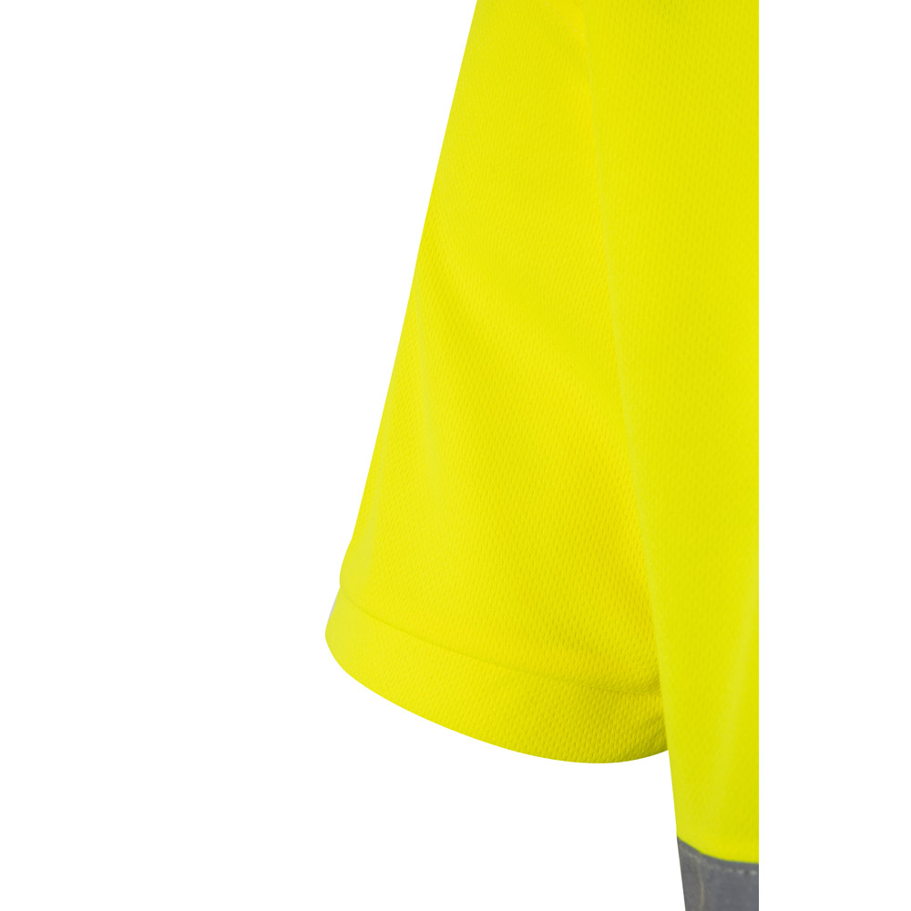 VL FORTUNA. Bird-eye polo shirt (140g/m²) with short sleeves, in polyester (100%)
