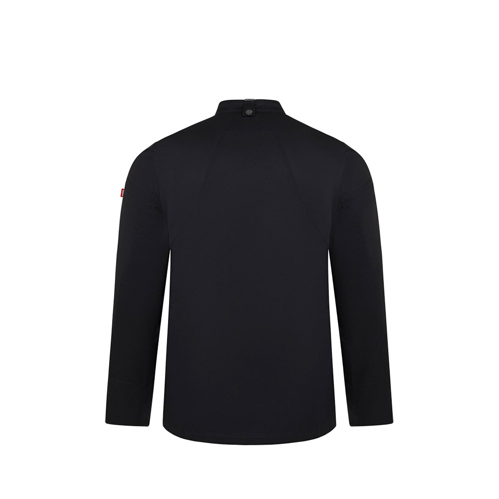 VL AGNI. Unisex kitchen jacket (190 g/m²) in cotton (35%) and recycled polyester (65%)