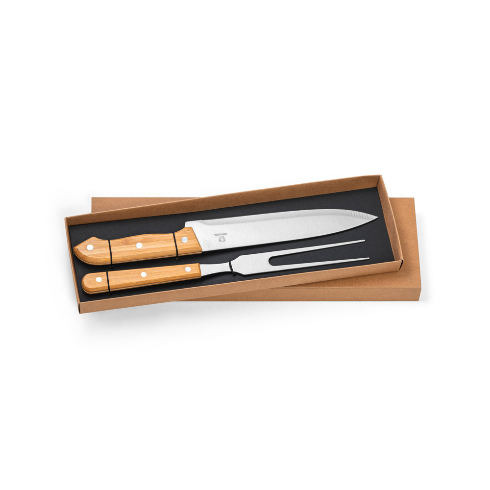 SALSA. Two-piece barbecue set