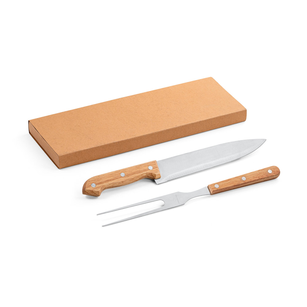 SALSA. Two-piece barbecue set