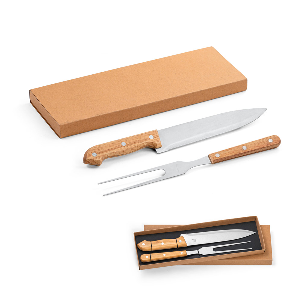 SALSA. Two-piece barbecue set