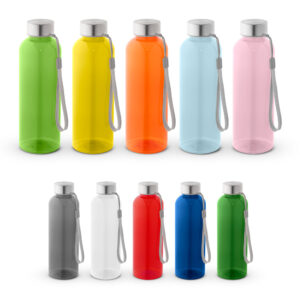 ENDERS M. Recycled PET (100% rPET) bottle with glossy translucent finish 600 mL