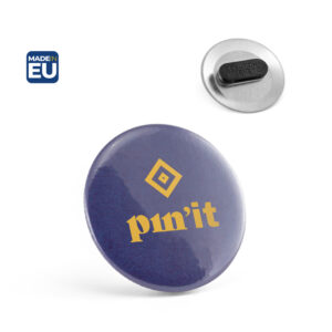 Button P'IN 8. Button P'IN 8. Button badge with double magnetic clasp