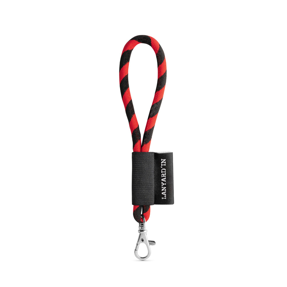SET Lanyard TUBE Short (Ø 7 mm) with Hook Trigger Snap 9 mm