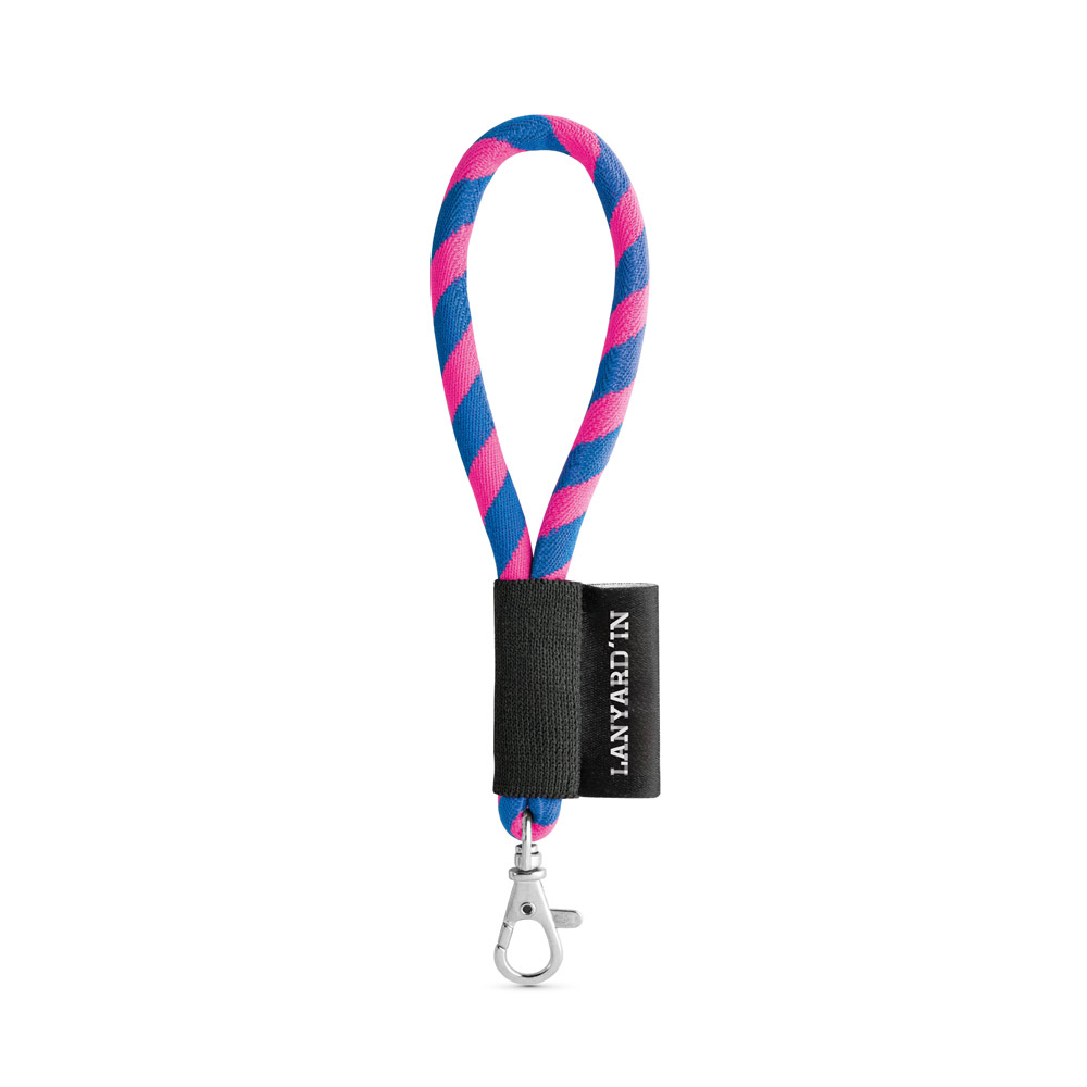 SET Lanyard TUBE Short (Ø 7 mm) with Hook Trigger Snap 9 mm