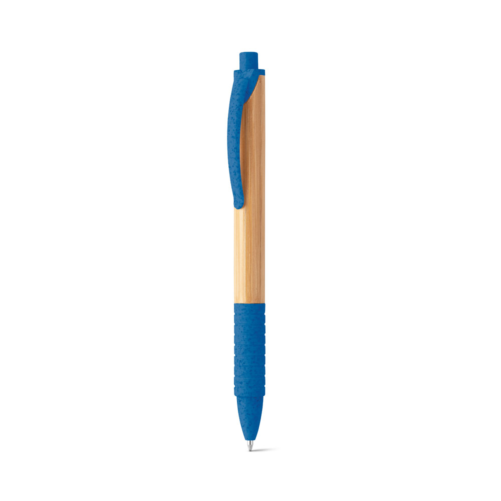KUMA. Bamboo ball pen with non-slip clip