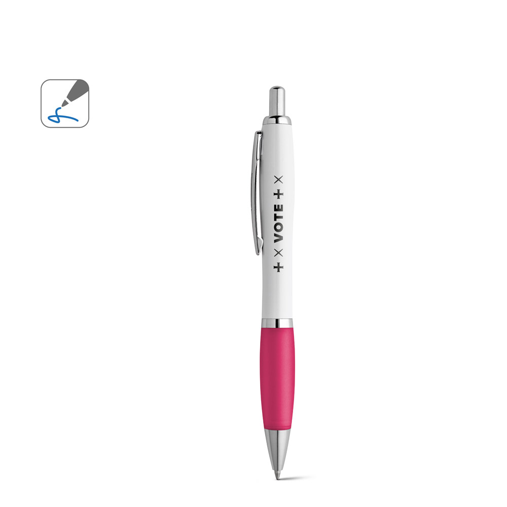 MOVE. ABS ball pen with clip and metal trim