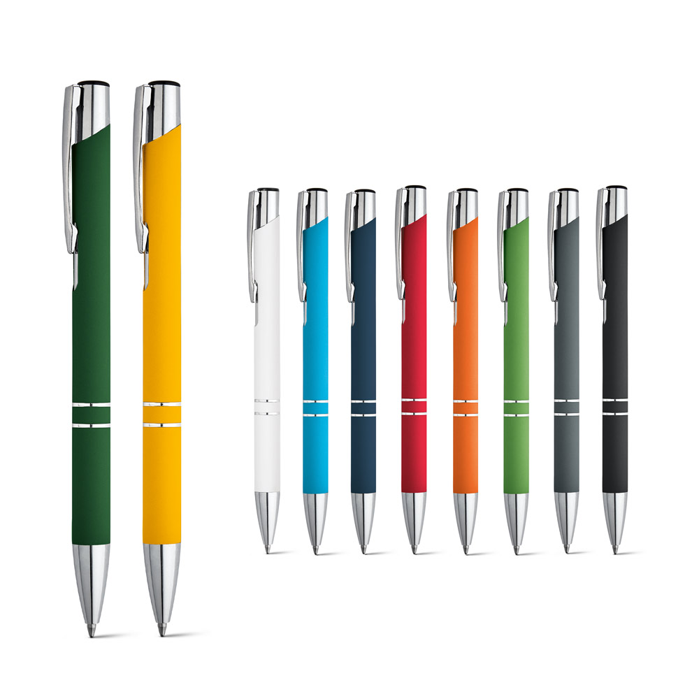 BETA SOFT. Soft touch aluminium ball pen