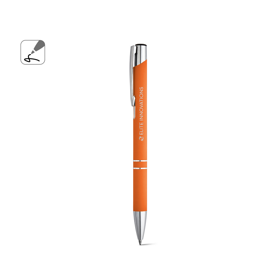 BETA SOFT. Soft touch aluminium ball pen