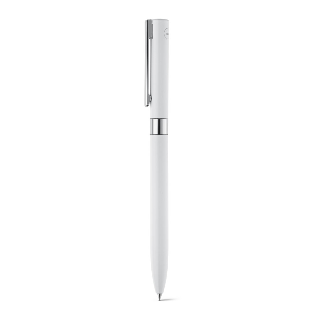 CLARE. Recycled aluminium (100% rAL) twist action ball pen with clip