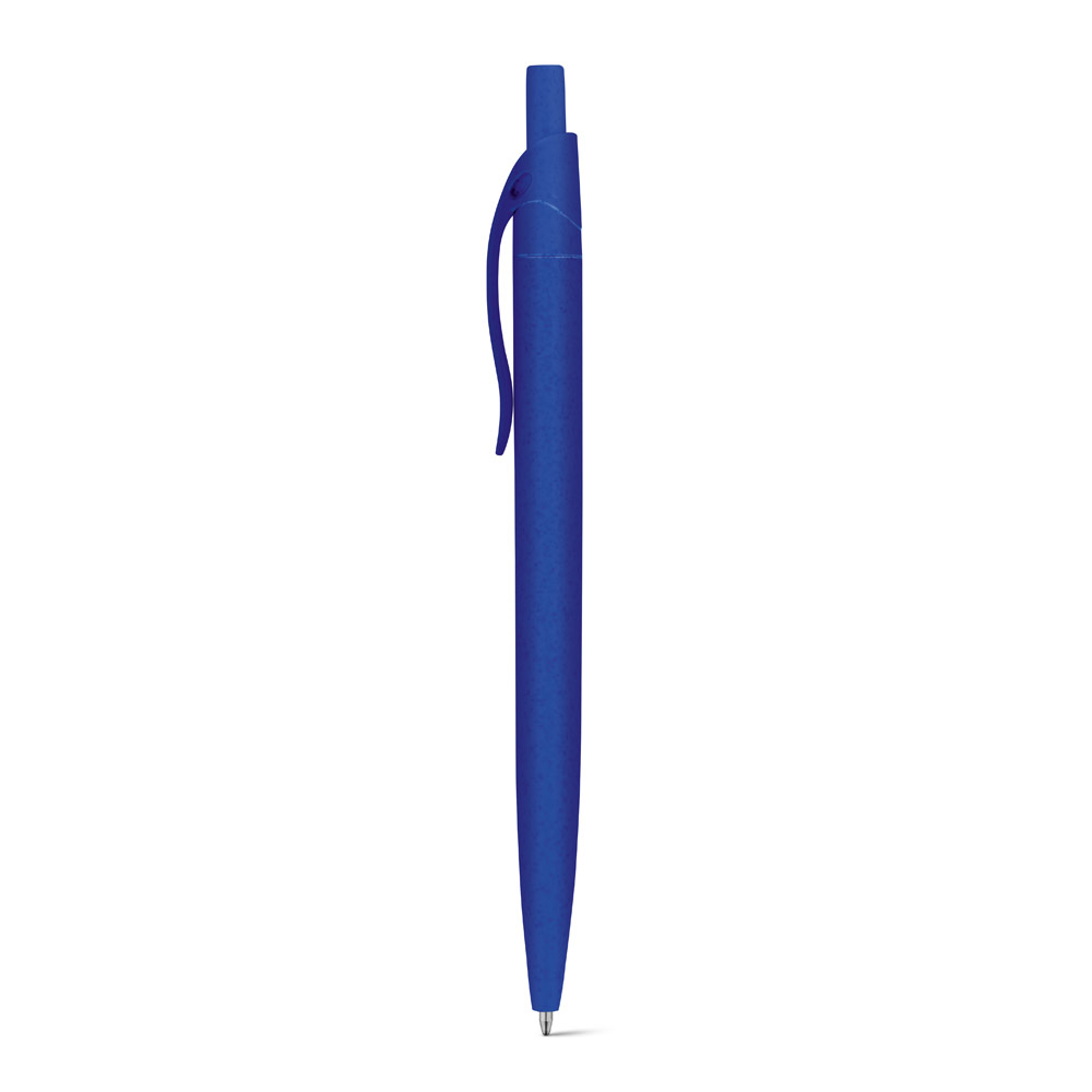 CAMILA. Wheat straw fibre and ABS ball pen with clip
