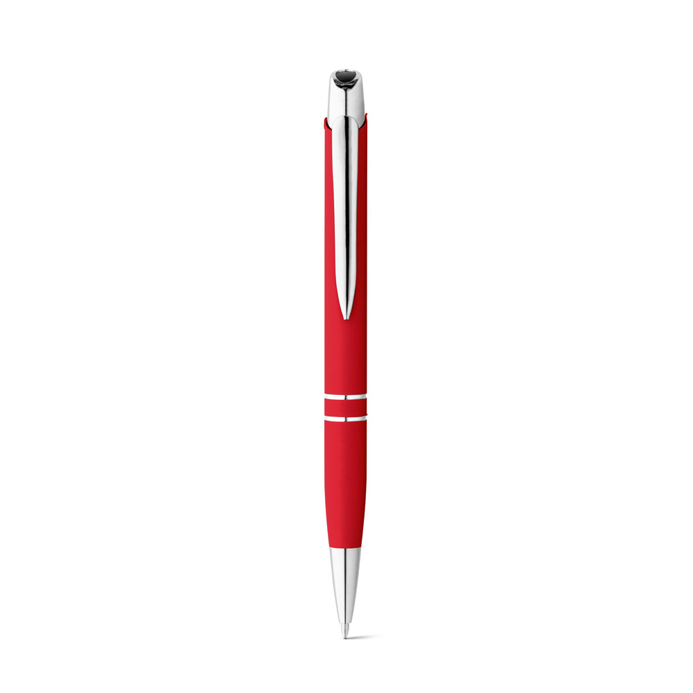 MARIETA SOFT. Aluminium ball pen with clip