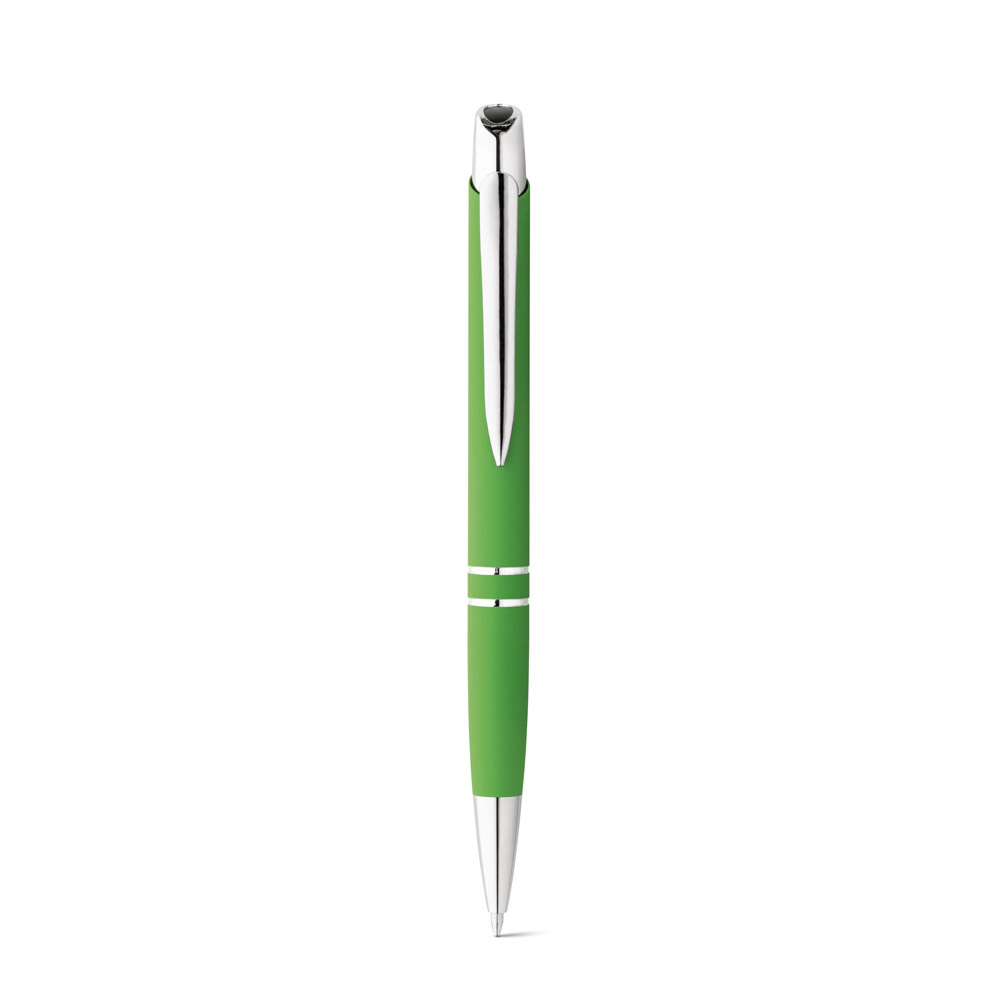 MARIETA SOFT. Aluminium ball pen with clip