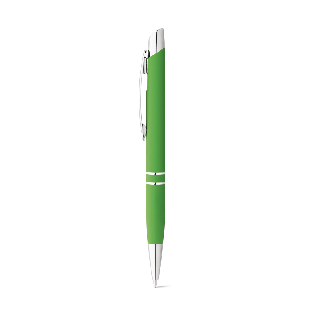 MARIETA SOFT. Aluminium ball pen with clip