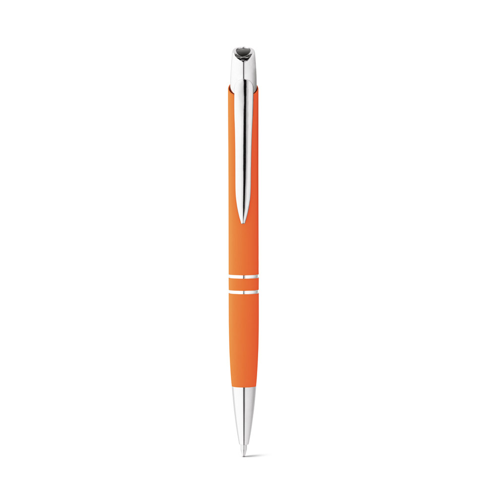 MARIETA SOFT. Aluminium ball pen with clip