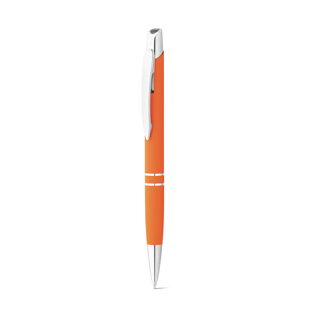 MARIETA SOFT. Aluminium ball pen with clip