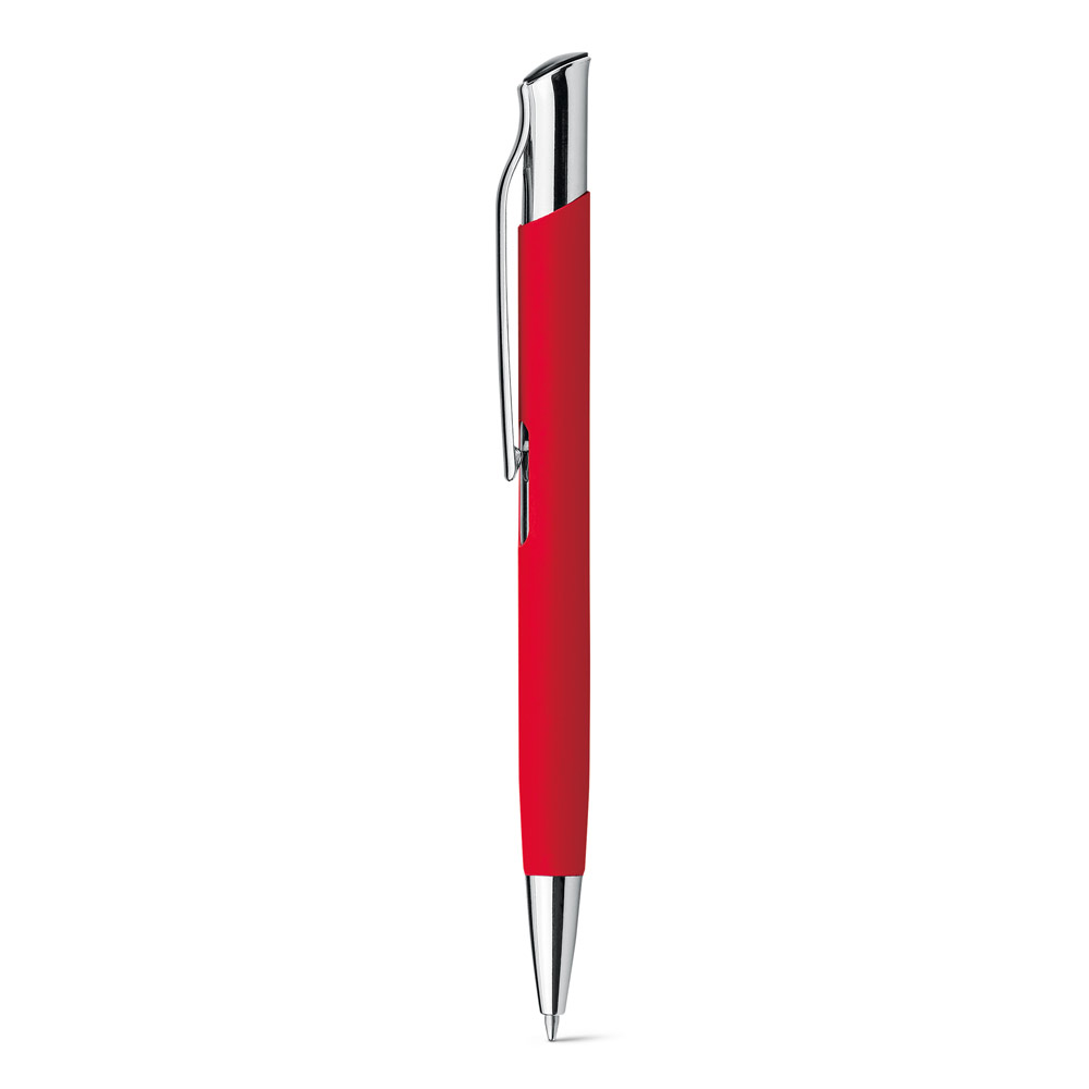 OLAF SOFT. Aluminium ball pen with rubber finish