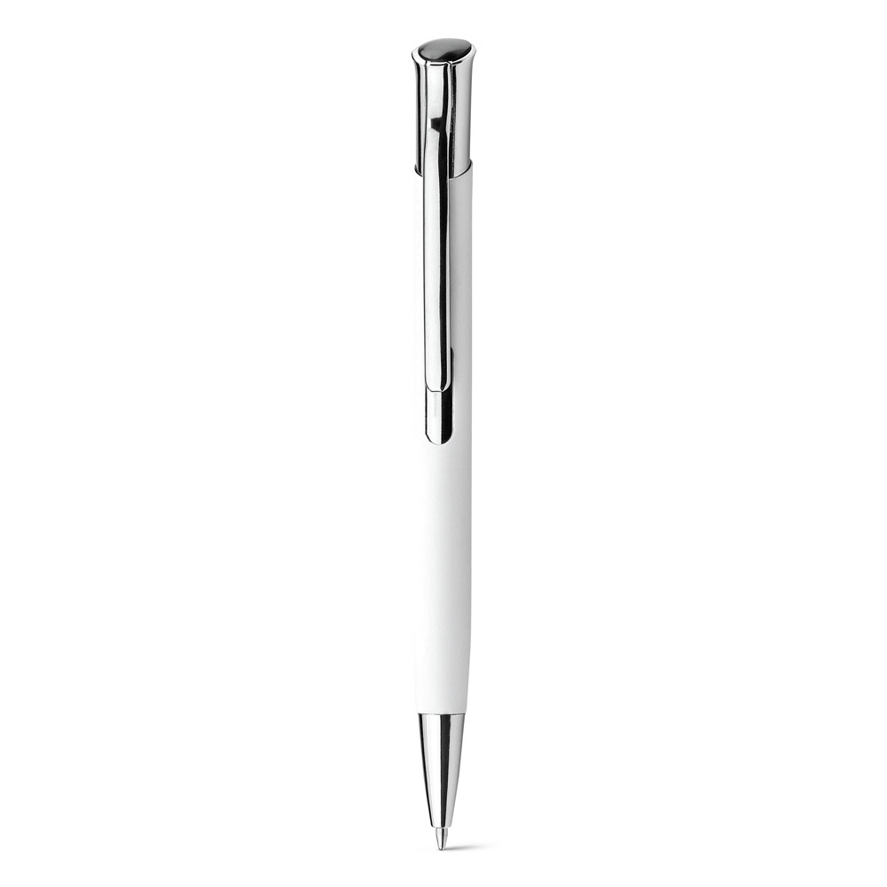 OLAF SOFT. Aluminium ball pen with rubber finish