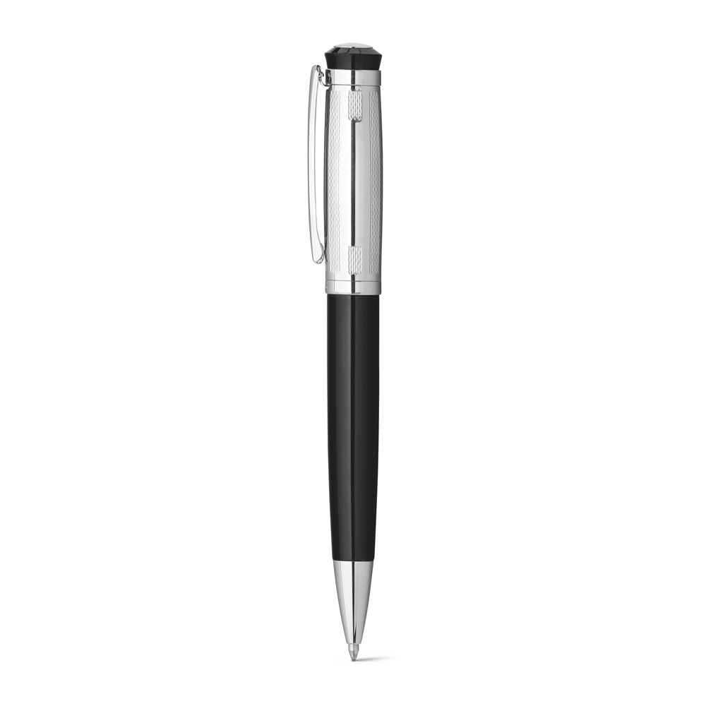 ORLANDO. Metal Rollerball and ballpoint pen set with clip