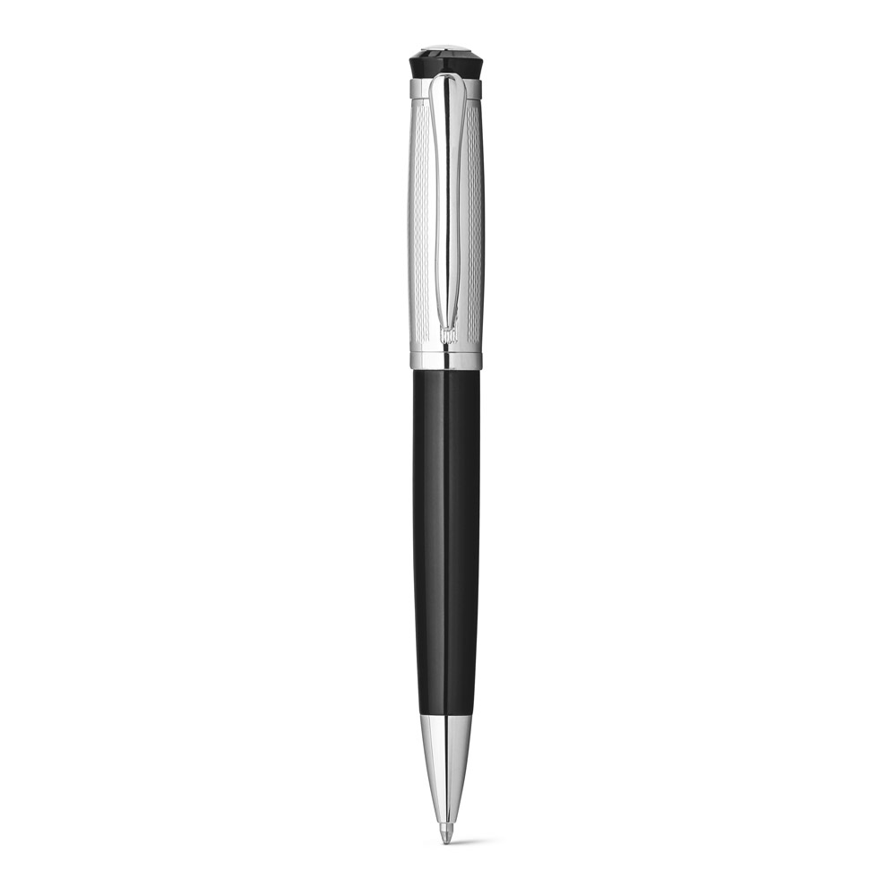 ORLANDO. Metal Rollerball and ballpoint pen set with clip