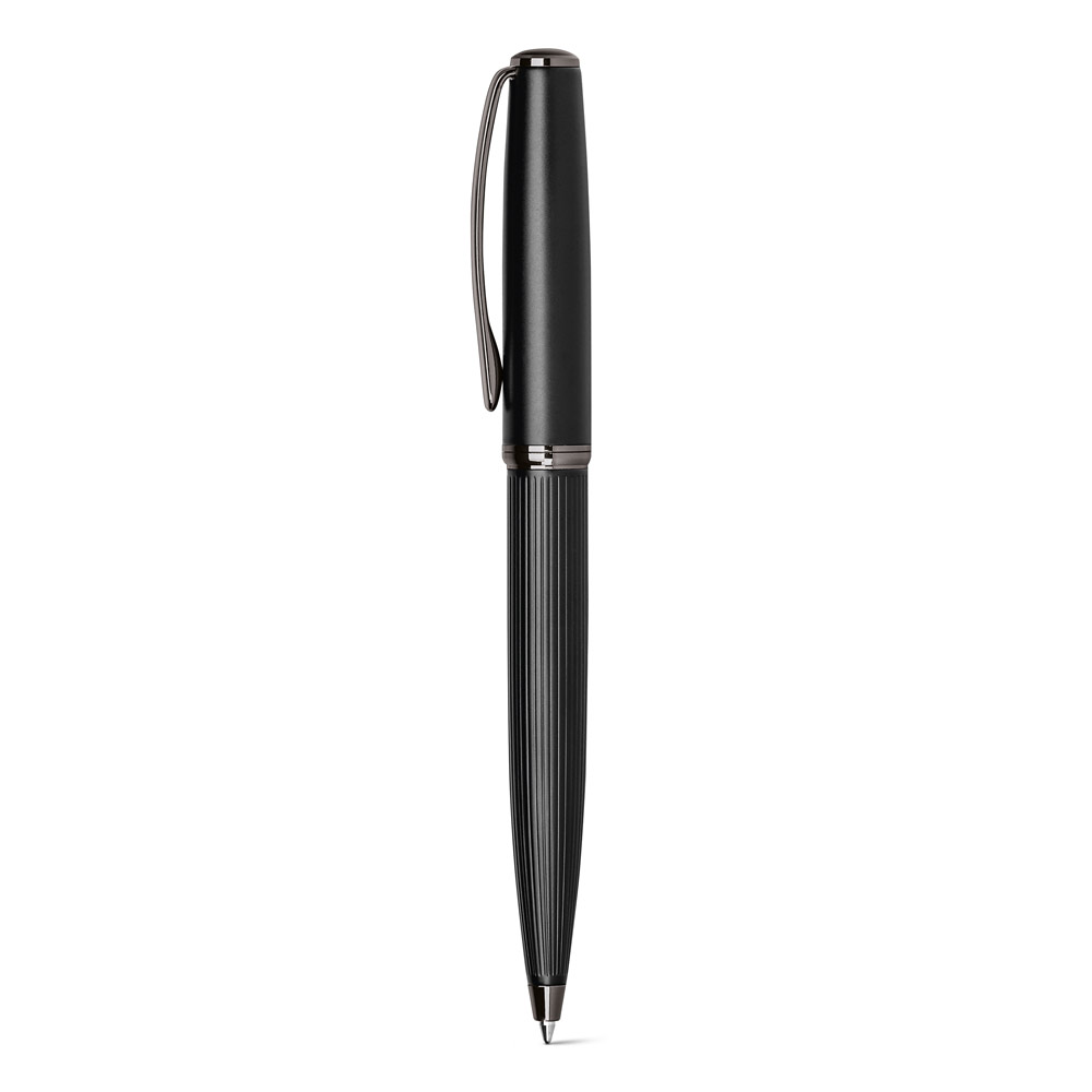 IMPERIO. Metal rollerball and ballpoint set with twist mechanism
