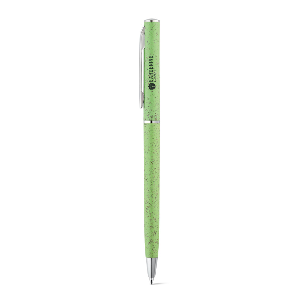 DEVIN. Ball pen with wheat straw fibre and ABS with twist mechanism