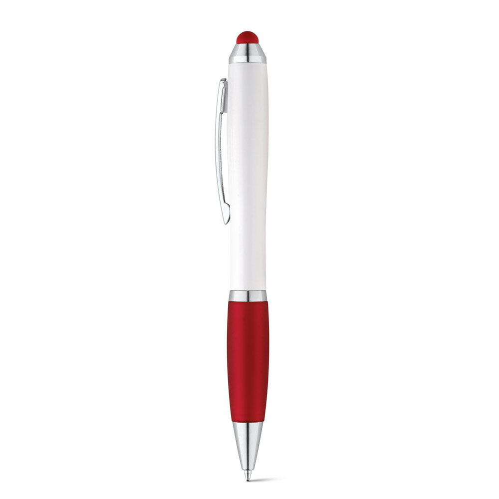 SANS. Ball pen with twist mechanism and metal clip