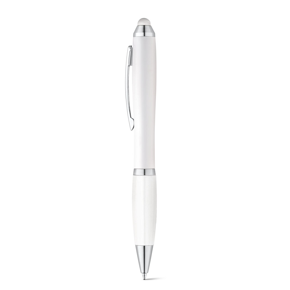 SANS. Ball pen with twist mechanism and metal clip