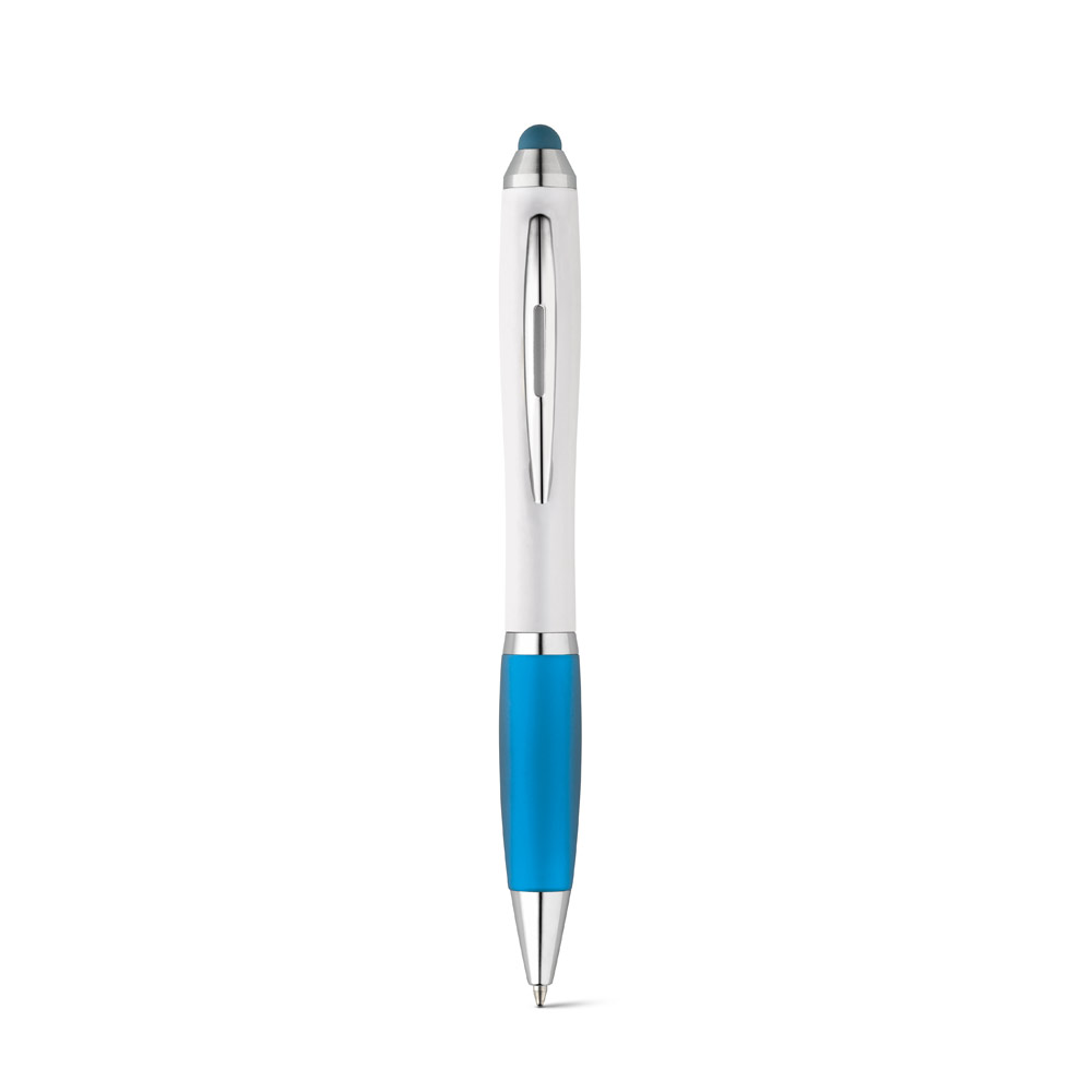 SANS. Ball pen with twist mechanism and metal clip