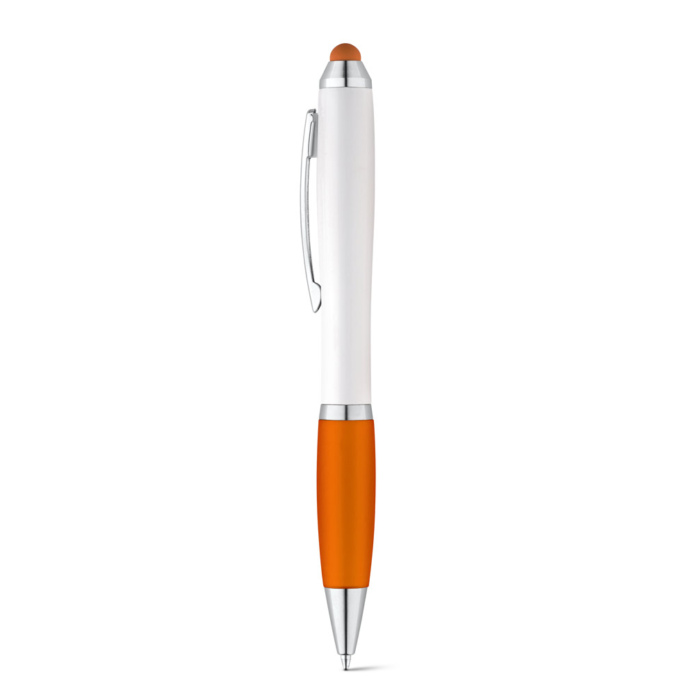 SANS. Ball pen with twist mechanism and metal clip