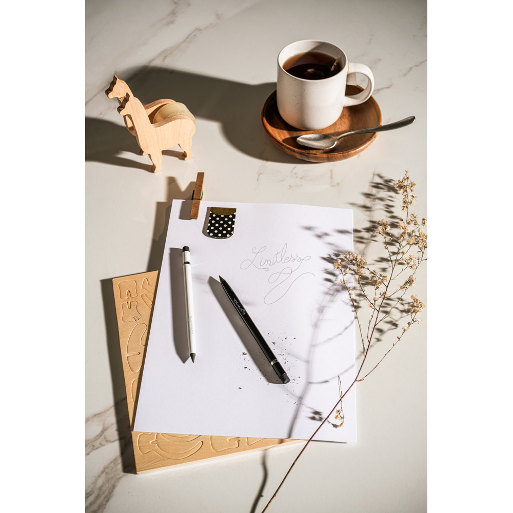 LIMITLESS. Inkless pen with recycled aluminium body (100% rAL)