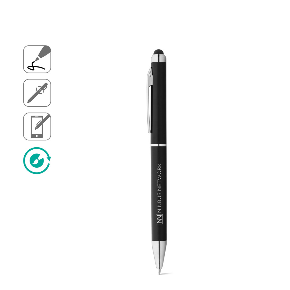 ESLA. ABS ball pen with metallic finish