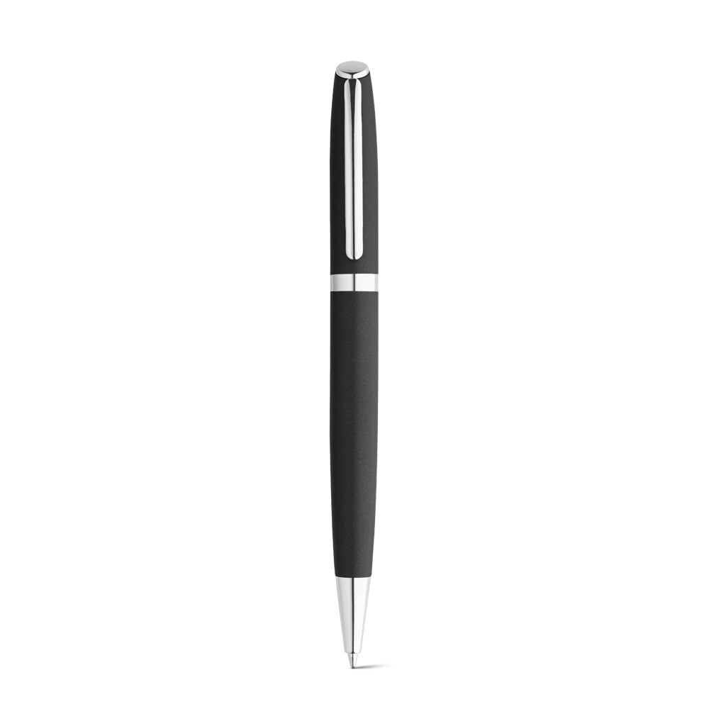 RE-LANDO-SET. Roller and ball pen set with recycled aluminium (100% rAL) body