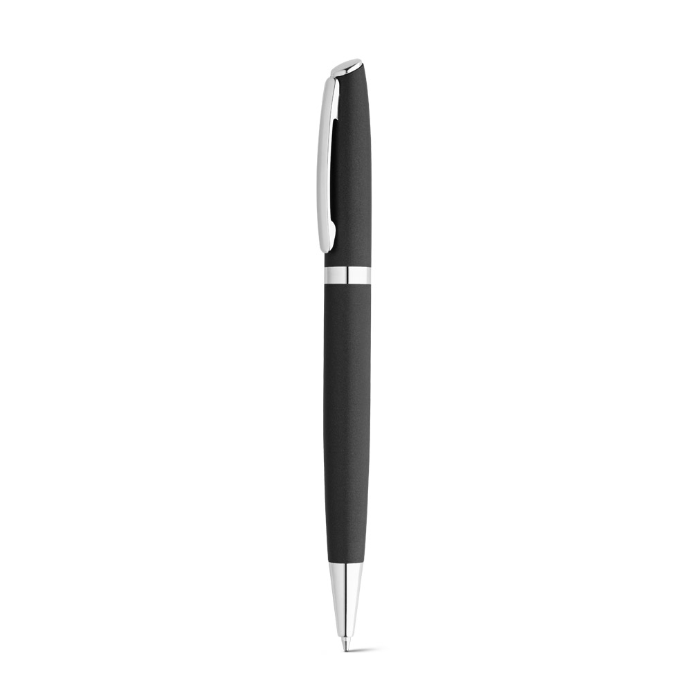 RE-LANDO-SET. Roller and ball pen set with recycled aluminium (100% rAL) body