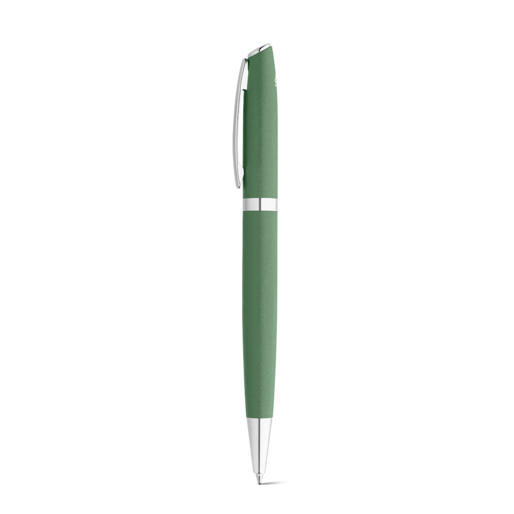 RE-LANDO-SET. Roller and ball pen set with recycled aluminium (100% rAL) body