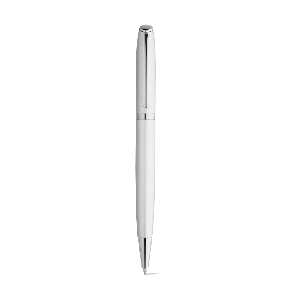 RE-LANDO-SET. Roller and ball pen set with recycled aluminium (100% rAL) body