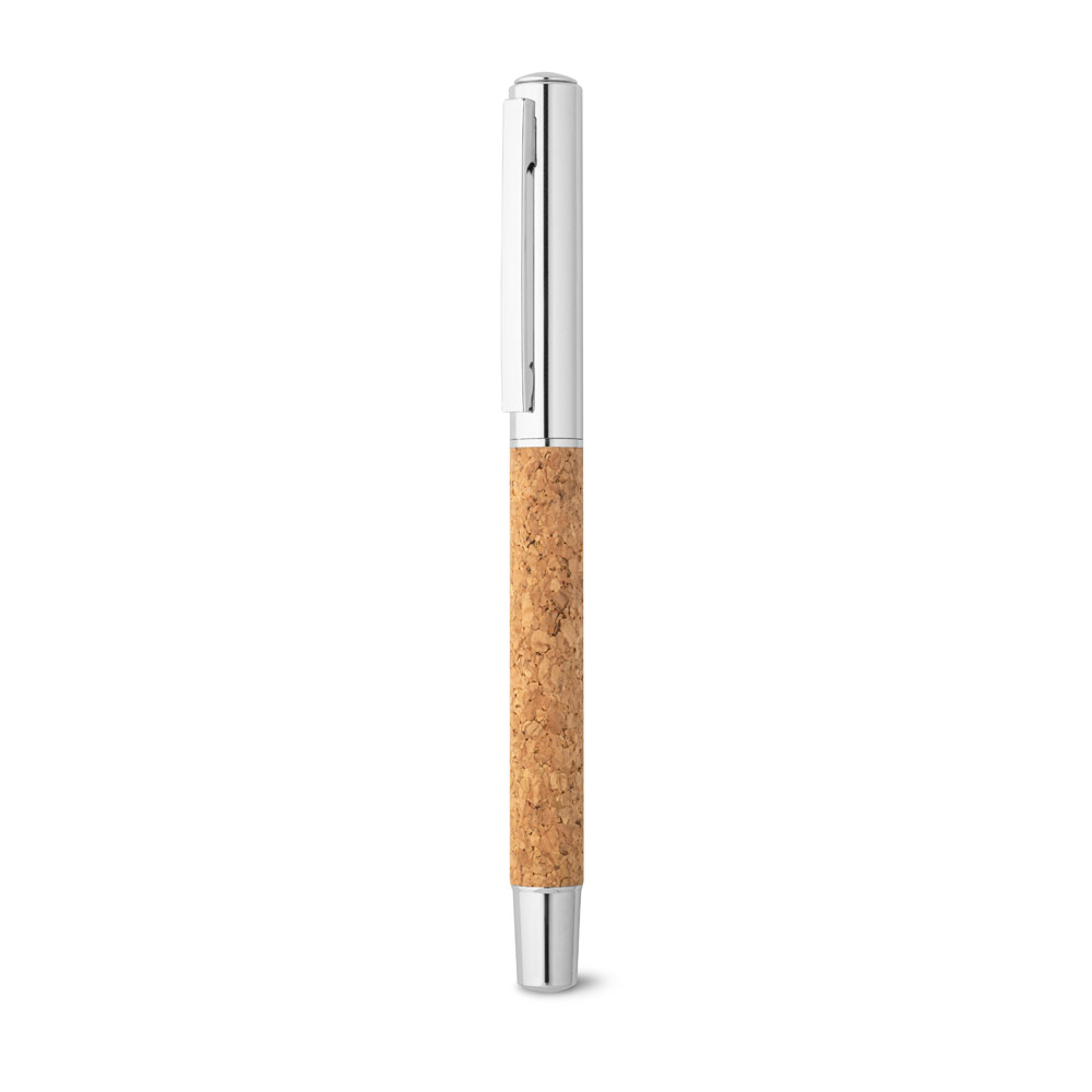 ANDREW. Roller with stainless steel body (90% rSS) and cork with clip