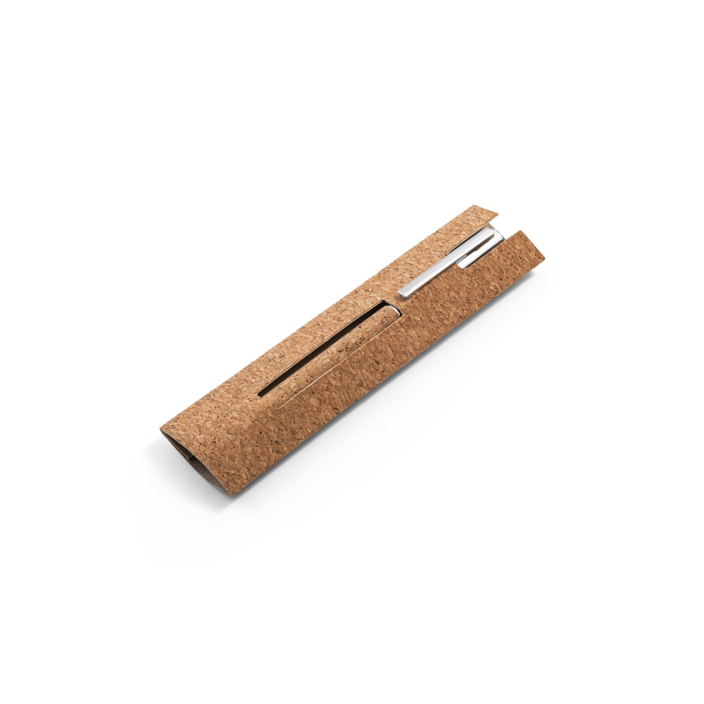 ANDREW. Roller with stainless steel body (90% rSS) and cork with clip