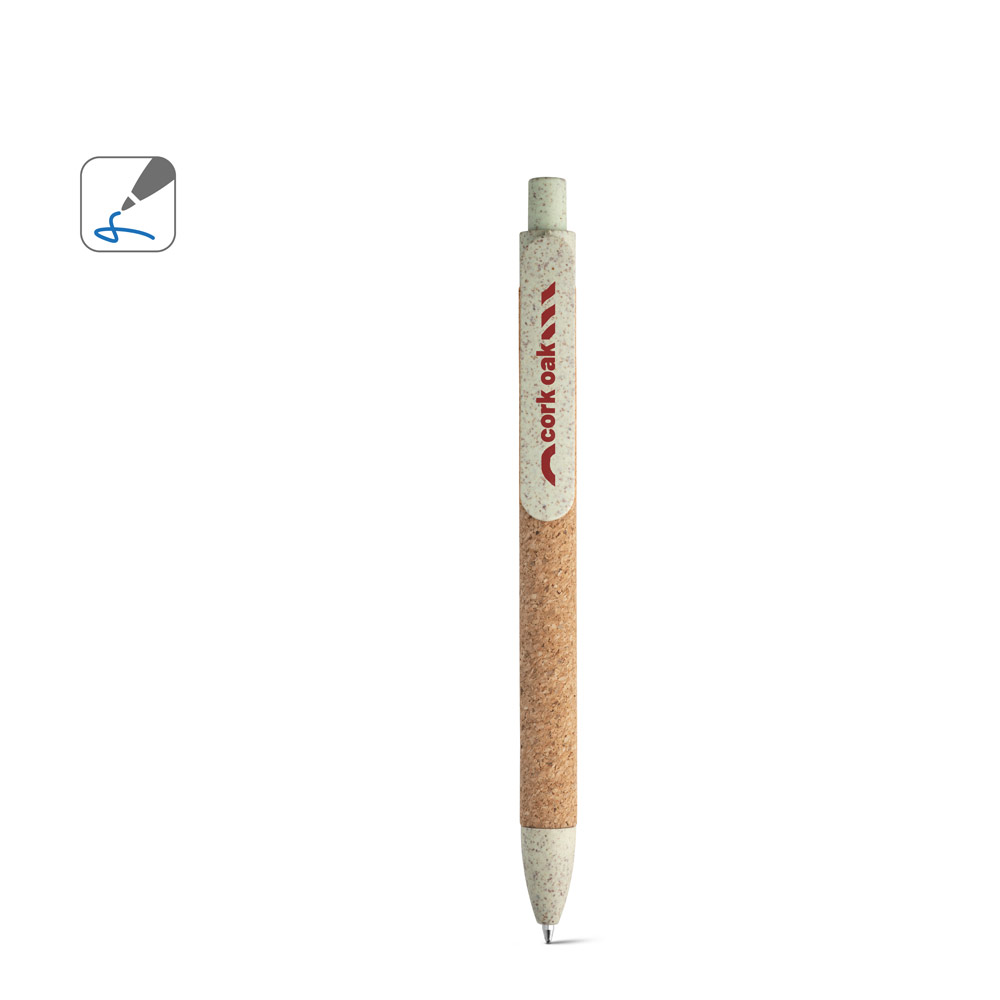 GOYA. Ball pen in cork and Wheatstraw Fibre