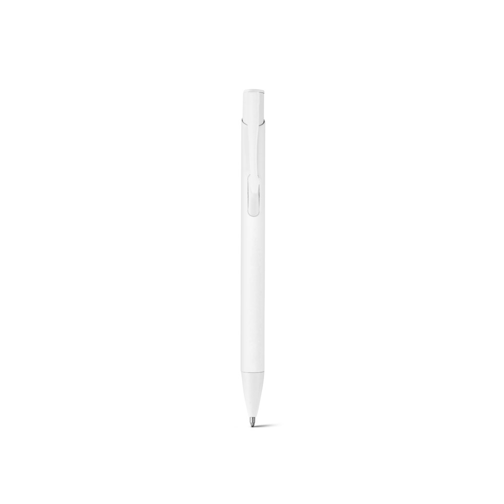 CLINT. Recycled aluminium (100% rAL) ballpoint pen with rubber finish