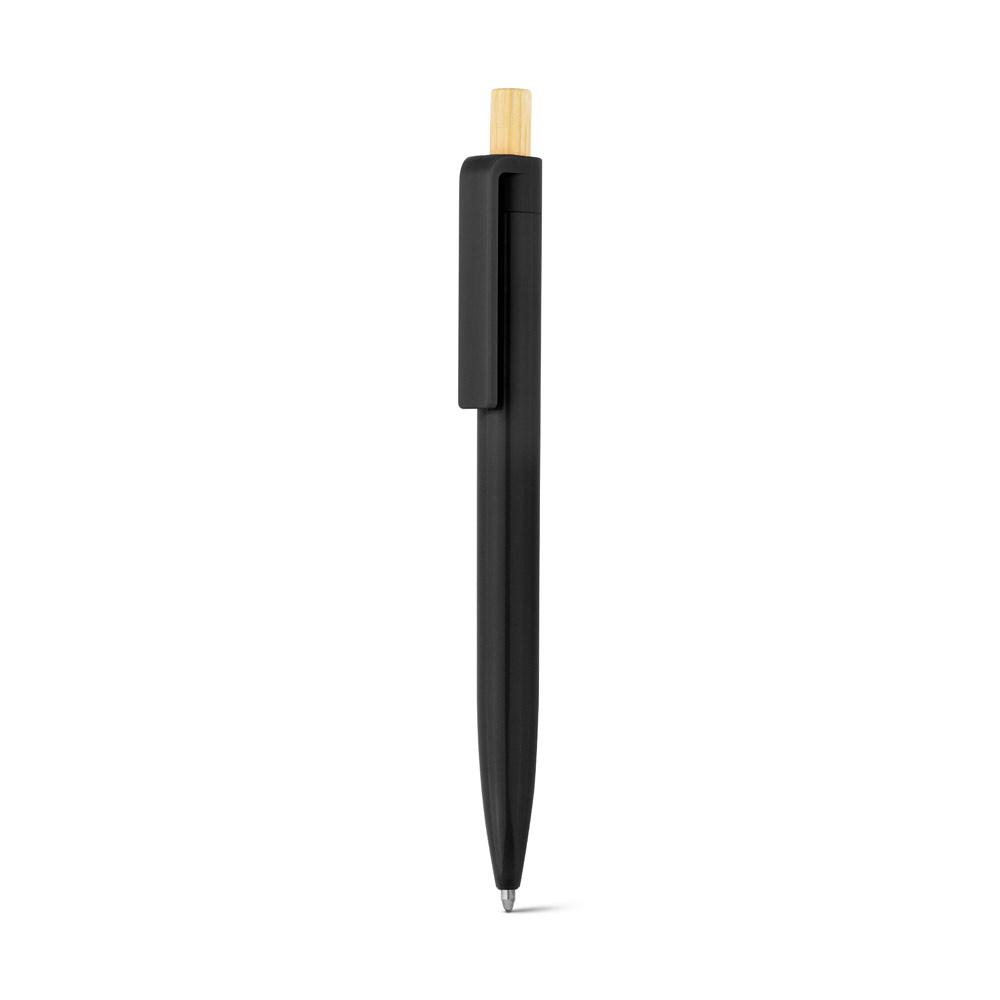 ZARA. Recycled ABS (100% rABS) ballpoint pen with bamboo button