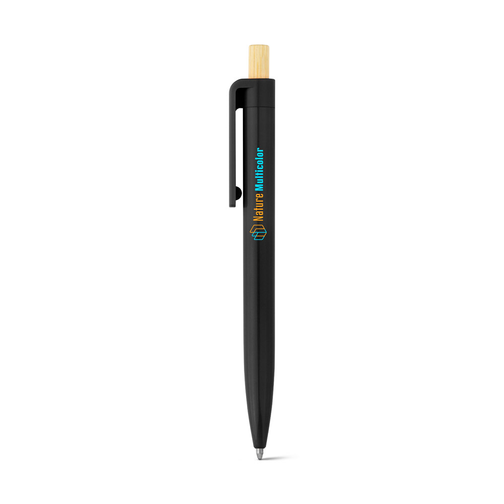 ZARA. Recycled ABS (100% rABS) ballpoint pen with bamboo button