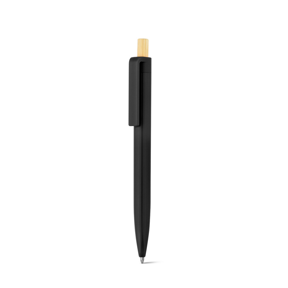 ZARA. Recycled ABS (100% rABS) ballpoint pen with bamboo button