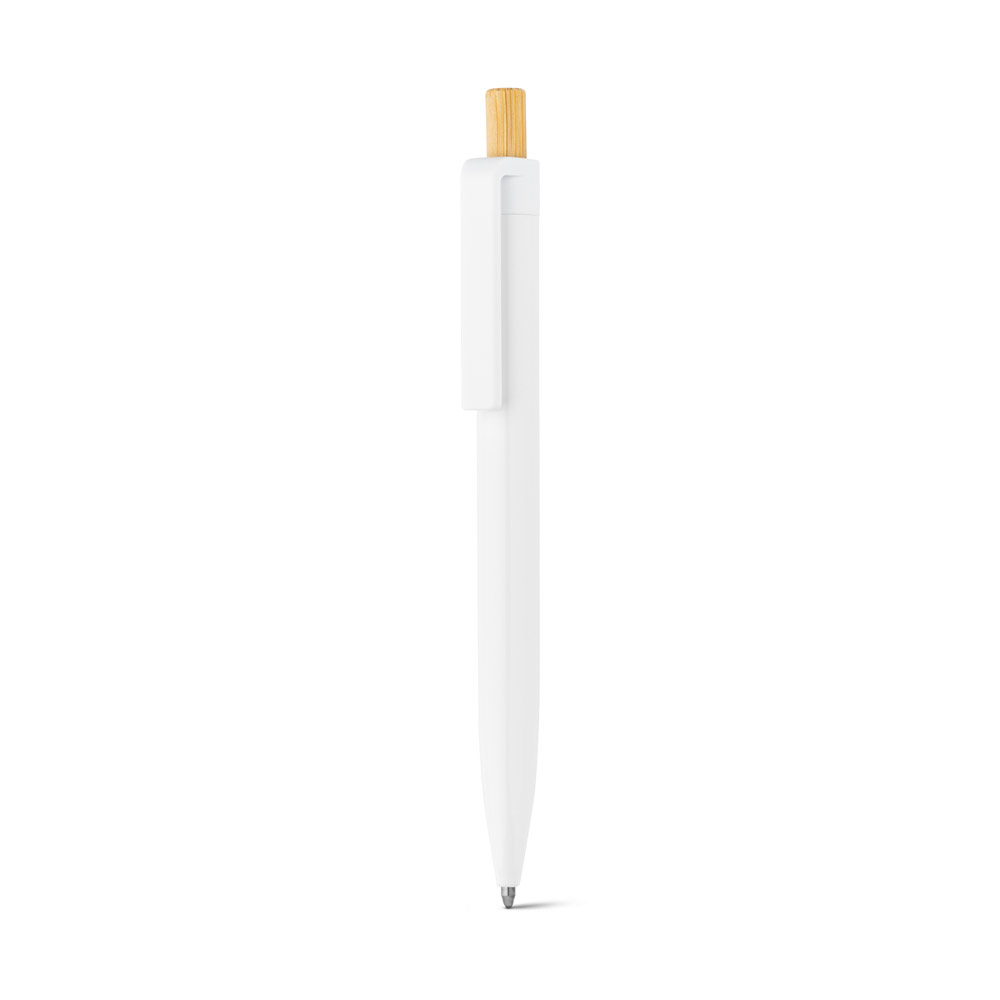 ZARA. Recycled ABS (100% rABS) ballpoint pen with bamboo button