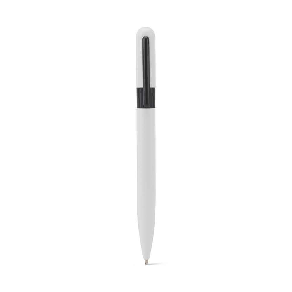ELSIE ROUND. Metal ballpoint (60% recycled) with rounded design