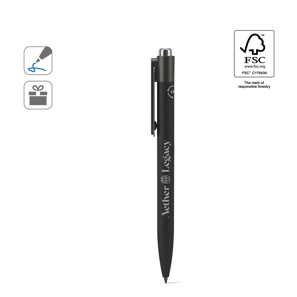 KYLIE SET. Set consisting of a ballpoint and a inkless pen, both made of aluminium (94% recycled)