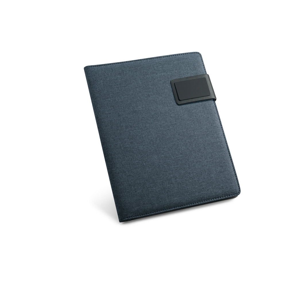 PYNCHON. A5 folder in imitation linen and PU with lined pages