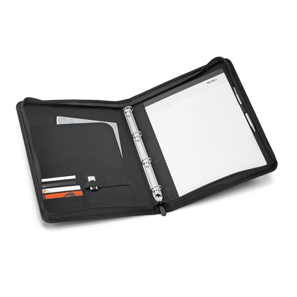 AUSTER. A4 folder in 600D with lined pages