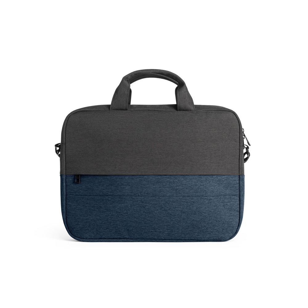 GENOA. Padded laptop bag in 600D high-density recycled polyester 15"