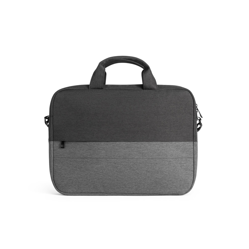GENOA. Padded laptop bag in 600D high-density recycled polyester 15"